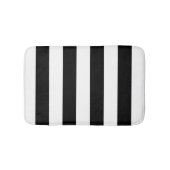 Schwarzweißmatte Badematte (Vorderseite)