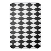 Schwarzweißmatte Badematte (Vorderseite Vertikal)