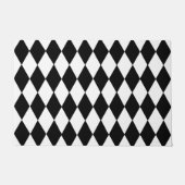 Schwarzweißmatte Fußmatte (Vorderseite)