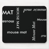 Schwarzweißmäuse Mousepad (Vorne)