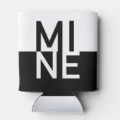 SchwarzweißMINE Dosenkühler (Rückseite)