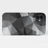 Schwarzweißmosaikmuster Case-Mate iPhone Hülle (Rückseite (Horizontal))