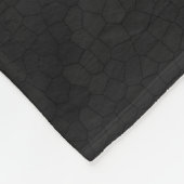 Schwarzweißmosaikmuster Fleecedecke (Ecke)