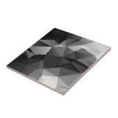 Schwarzweißmosaikmuster Fliese (Seite)