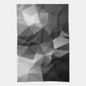 Schwarzweißmosaikmuster Geschirrtuch (Vertikal)