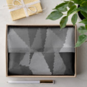 Schwarzweißmosaikmuster Seidenpapier (Geschenk)