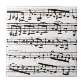 Schwarzweißmusik Fliese (Vorderseite)