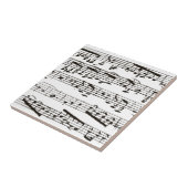 Schwarzweißmusik Fliese (Seite)