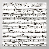 Schwarzweißmusik Poster (Vorne)