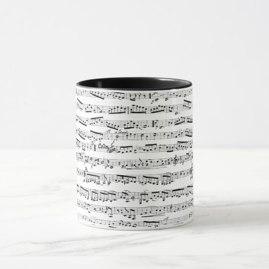 Schwarzweißmusik Tasse (Zentrum)