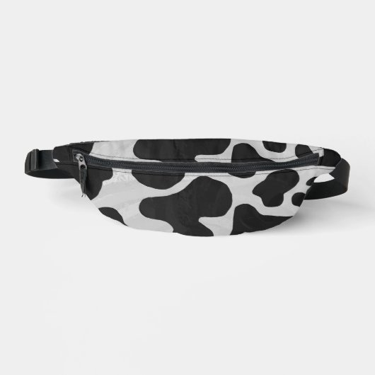 Schwarzweißmuster Bauchtasche (Vorderseite)