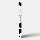 Schwarzweißmuster Case-Mate iPhone Hülle (Rückseite / Links)