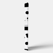 Schwarzweißmuster Case-Mate iPhone Hülle (Rückseite / Rechts)