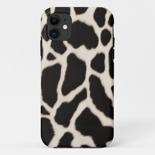 Schwarzweißmuster Case-Mate iPhone Hülle (Rückseite)