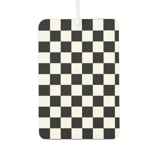 Schwarzweißmuster der Karton-Tafel Autolufterfrischer (Vorderseite)