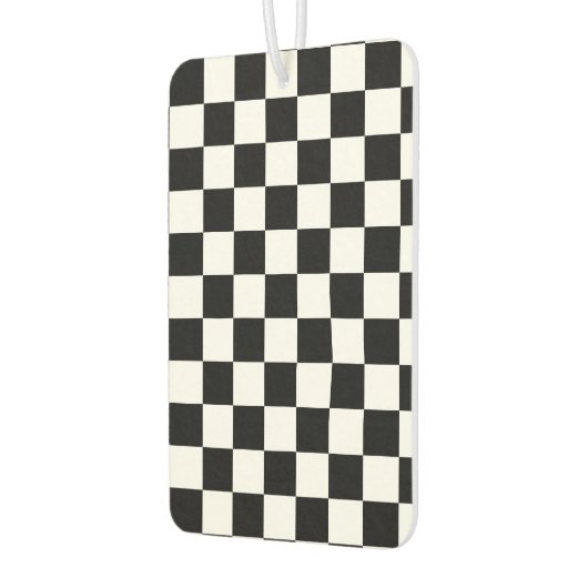 Schwarzweißmuster der Karton-Tafel Autolufterfrischer (Links)