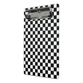 Schwarzweißmuster der Karton-Tafel Mini Klemmbrett (Gewinkelt2)