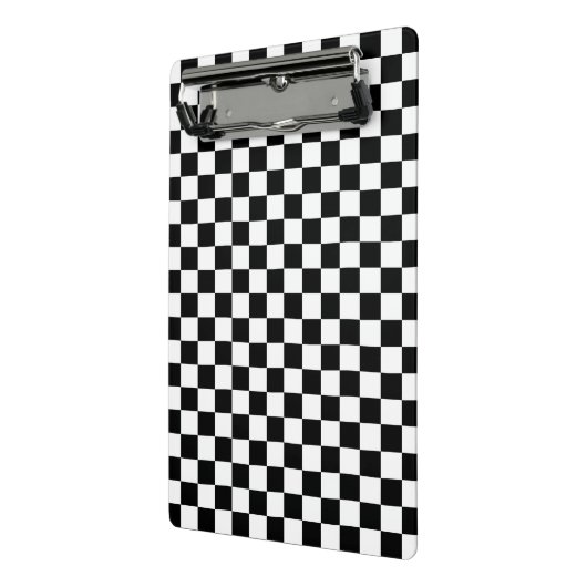 Schwarzweißmuster der Karton-Tafel Mini Klemmbrett (Gewinkelt2)