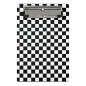 Schwarzweißmuster der Karton-Tafel Mini Klemmbrett (Vorderseite)