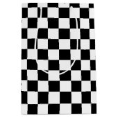 Schwarzweißmuster der Karton-Tafel Mittlere Geschenktüte (Vorderseite)