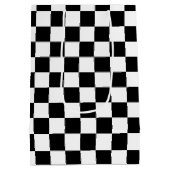 Schwarzweißmuster der Karton-Tafel Mittlere Geschenktüte (Rückseite)