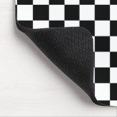 Schwarzweißmuster der Karton-Tafel Mousepad (Ecke)