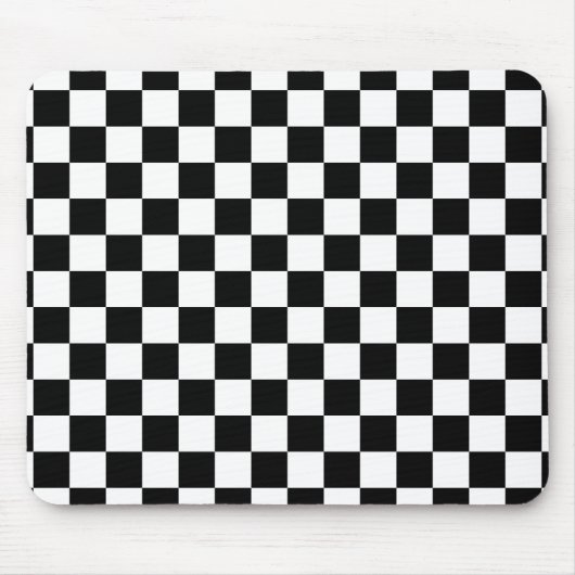 Schwarzweißmuster der Karton-Tafel Mousepad (Vorne)