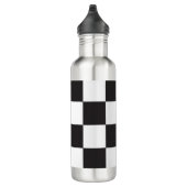 Schwarzweißmuster Edelstahlflasche (Rechts)