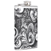 Schwarzweißmuster Flachmann (Rechts)