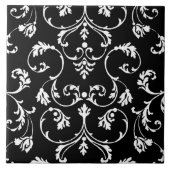 Schwarzweißmuster Fliese (Vorderseite)