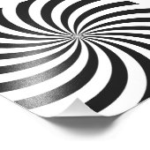 Schwarzweißmuster Fotodruck (Ecke)