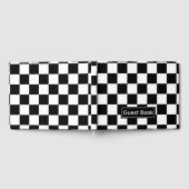 Schwarzweißmuster Gästebuch (Voll)