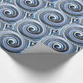 Schwarzweißmuster Geschenkpapier (Ecke)