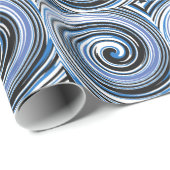 Schwarzweißmuster Geschenkpapier (Rolleneckpunkt)