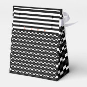 Schwarzweißmuster Geschenkschachtel (Rückseite)