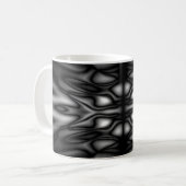 Schwarzweißmuster Kaffeetasse (Vorderseite Links)