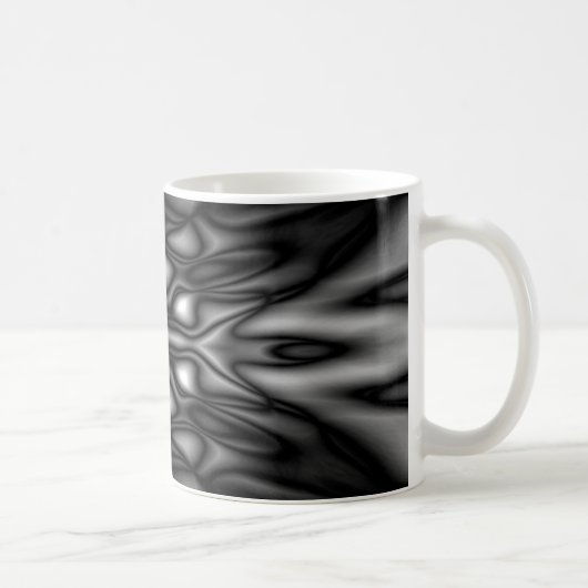 Schwarzweißmuster Kaffeetasse (Rechts)