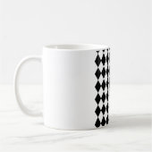 Schwarzweißmuster Kaffeetasse (Links)