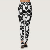 Schwarzweißmuster-Leggings Leggings (Rückseite)
