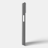 Schwarzweißmuster mit fünf Streifen Case-Mate iPhone Hülle (Rückseite / Rechts)