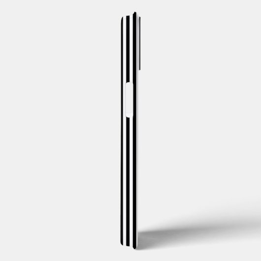 Schwarzweißmuster mit fünf Streifen Case-Mate iPhone Hülle (Rückseite / Rechts)