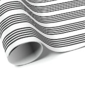 Schwarzweißmuster mit fünf Streifen Geschenkpapier (Rolleneckpunkt)