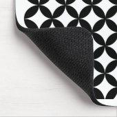 Schwarzweißmuster Mousepad (Ecke)