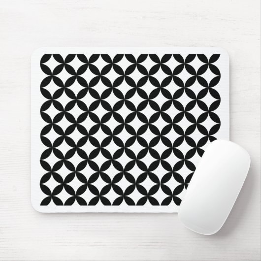 Schwarzweißmuster Mousepad (Mit Mouse)