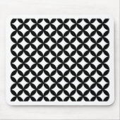 Schwarzweißmuster Mousepad (Vorne)