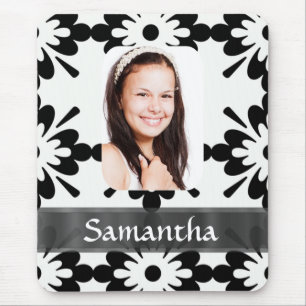 Schwarzweißmuster Mousepad