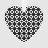 Schwarzweißmuster Ornament (Rückseite)