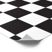 Schwarzweißmuster Poster (Ecke)