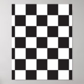 Schwarzweißmuster Poster (Vorne)