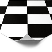 Schwarzweißmuster Poster (Ecke)